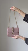 Valentino Garavani Rockstud Glamlock Blush Pink Bag