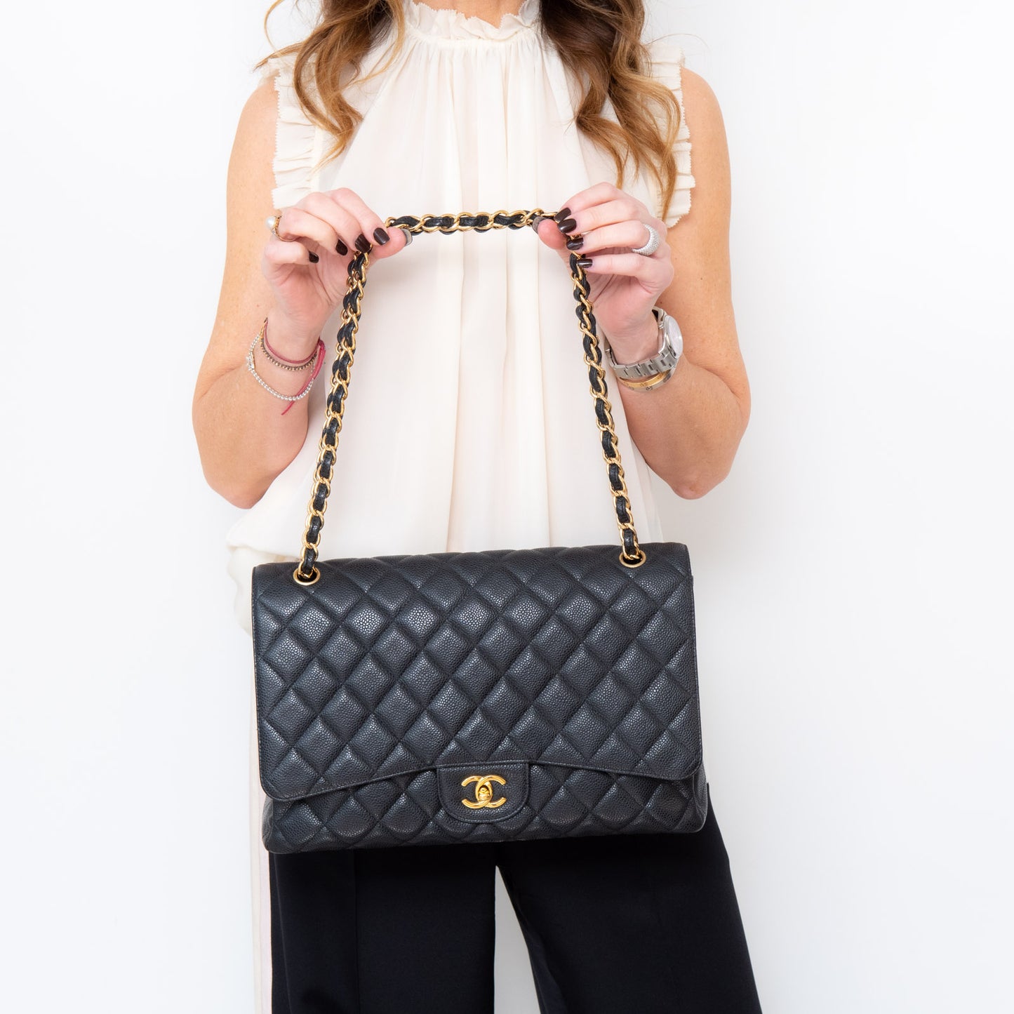 Chanel Single Flap Classic Maxi Bag