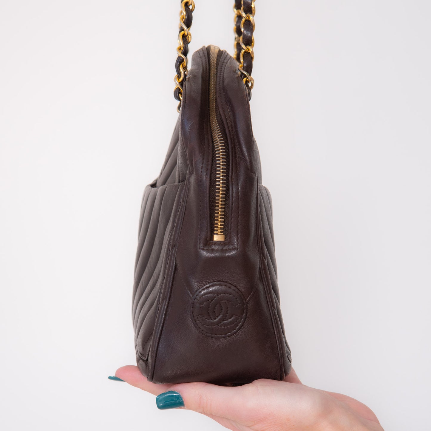 Chanel Vintage Chevron Bag