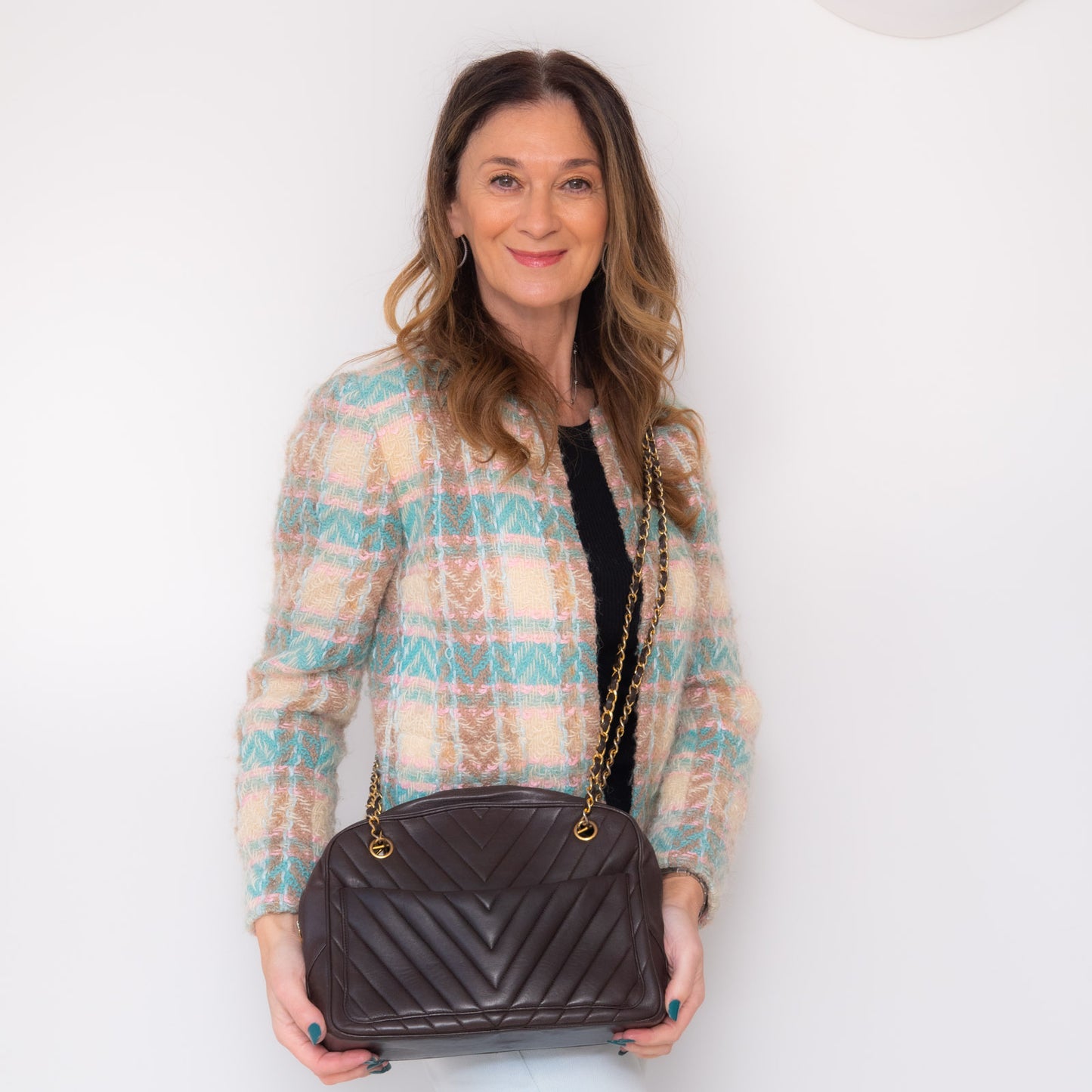 Chanel Vintage Chevron Bag