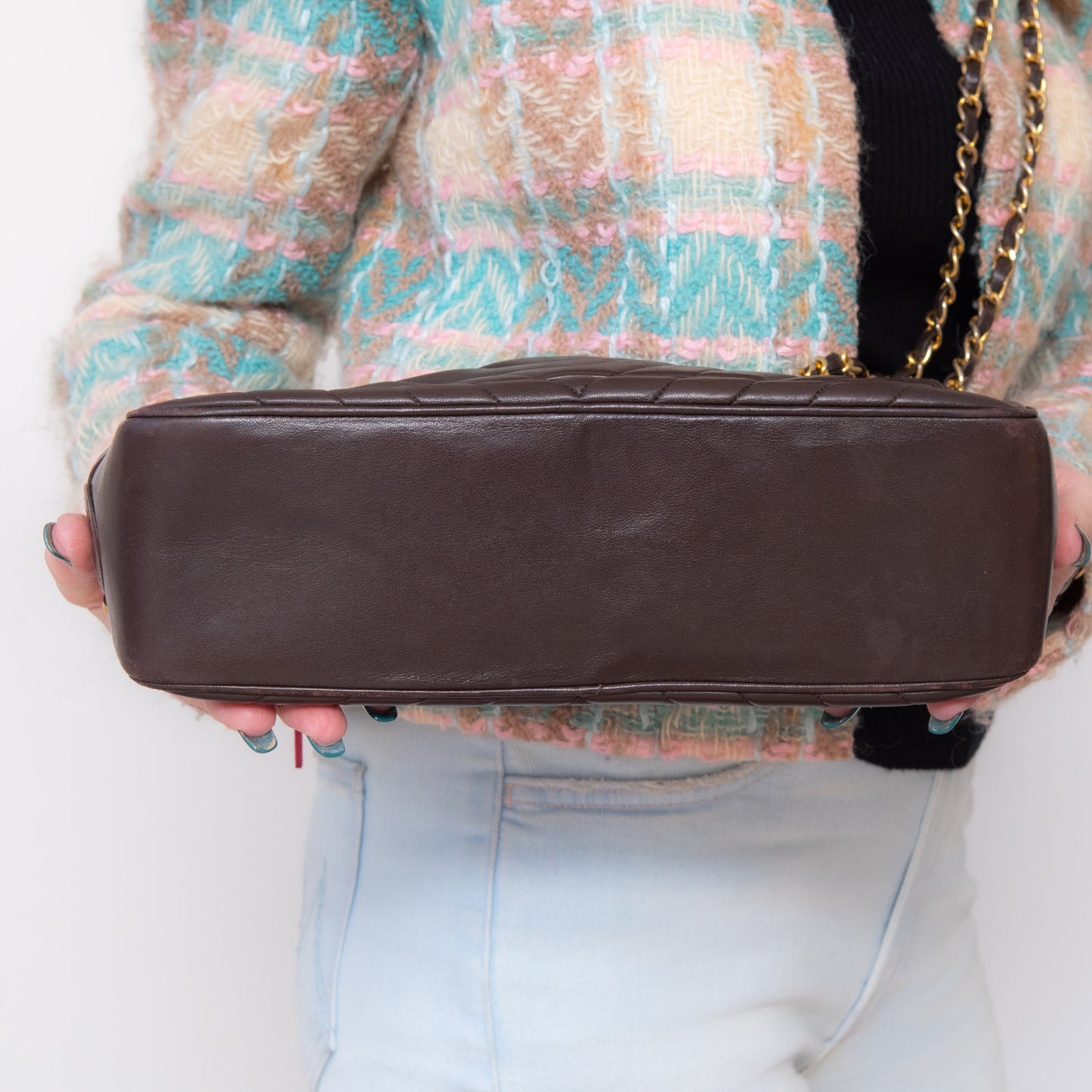 Chanel Vintage Chevron Bag