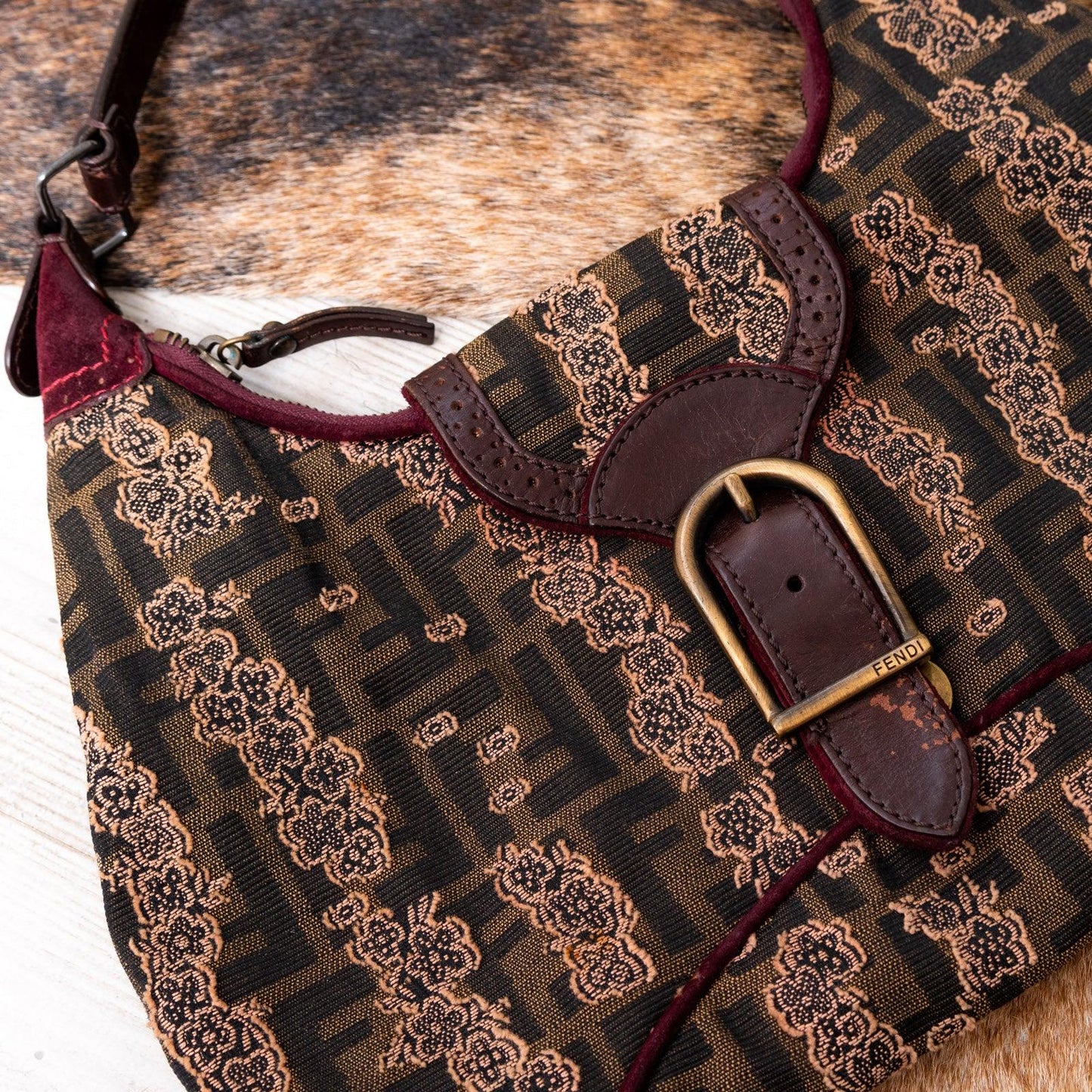 Fendi Soft Monogram Brown Bag