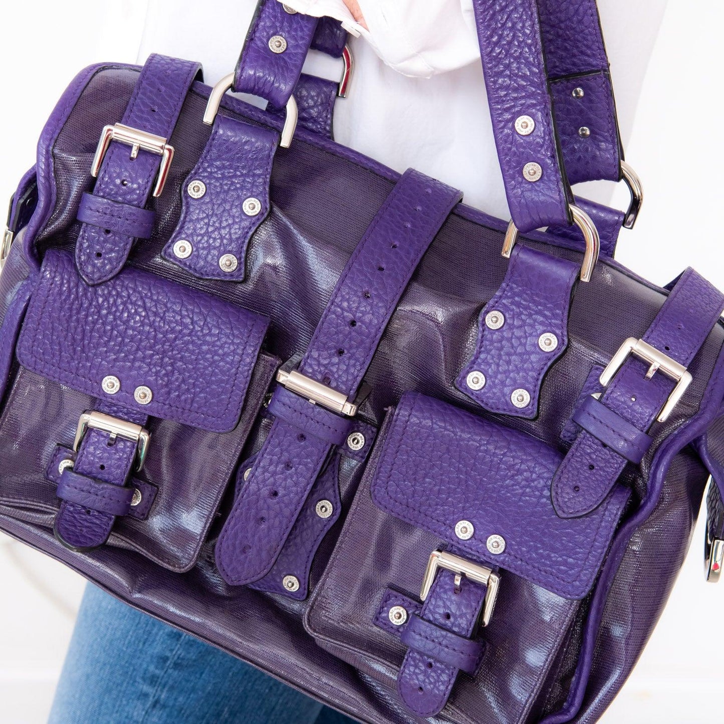 Mulberry Roxanne Purple Bag