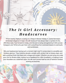  The It Girl Accessory: Headscarves