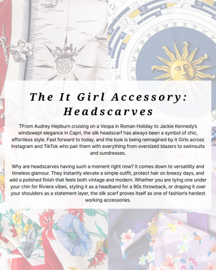  The It Girl Accessory: Headscarves