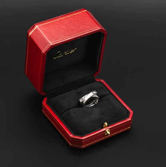 Cartier Paris Nouvelle Vague 18ct White Gold Diamond Ring 1.00ct