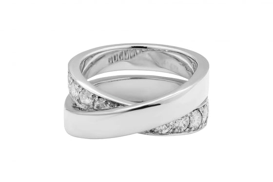 Cartier Paris Nouvelle Vague 18ct White Gold Diamond Ring 1.00ct