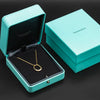 Tiffany & Co Lock Pendant Necklace In 18ct Yellow Gold