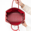 Hermes Birkin 35 Rouge Garance Veau Togo Leather With Palladium Hardware