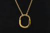 Tiffany & Co Lock Pendant Necklace In 18ct Yellow Gold