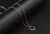 Tiffany & Co Lock Pendant Necklace In 18ct Yellow Gold