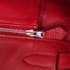 Hermes Birkin 35 Rouge Garance Veau Togo Leather With Palladium Hardware