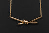 Tiffany & Co Knot Pendant Necklace In 18ct Rose Gold