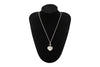Chopard Happy Hearts 18ct White Gold Mother of Pearl Diamond Necklace 0.05ct