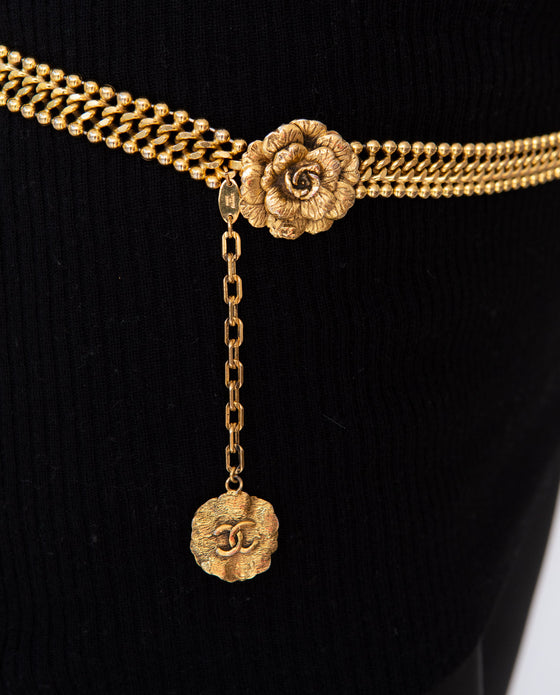 Chanel Vintage Camelia Belt/Necklace - EVEYSPRELOVED