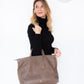 Mulberry Alice Mushroom Leather Tote Bag