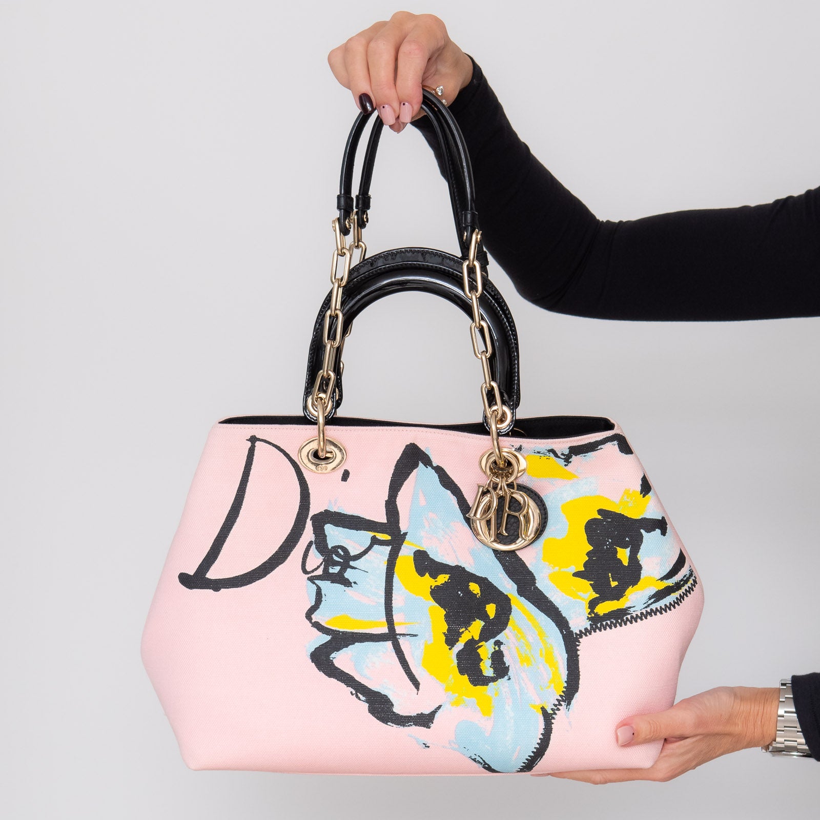 Lady Dior Blush Pink Canvas Tote Bag – EVEYSPRELOVED