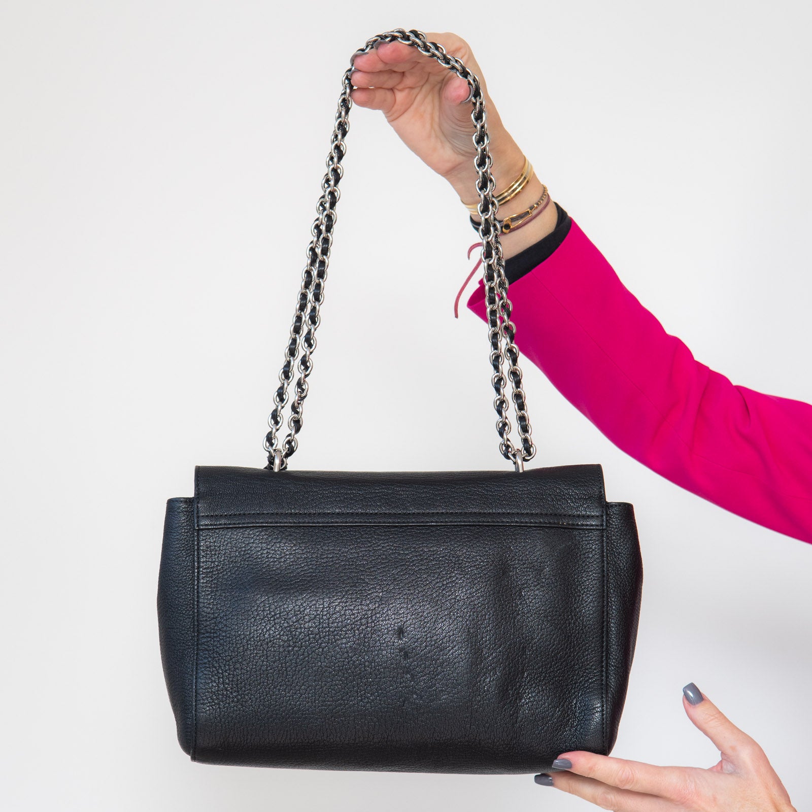 Mulberry black chain online bag