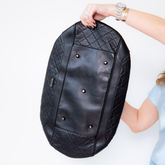 Moschino Black Leather Shoulder Bag - EVEYSPRELOVED