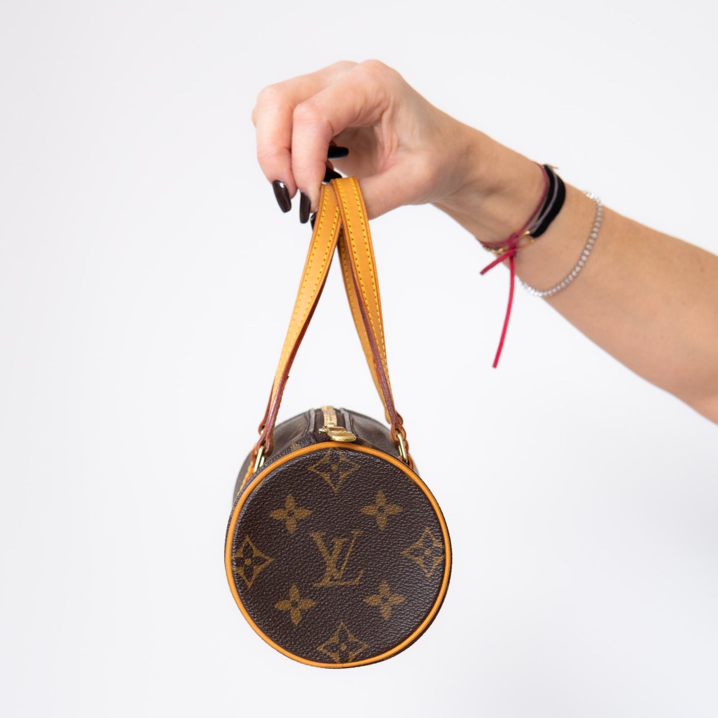 Louis Vuitton Mini Papillon Brown Monogram Leather Bag