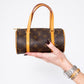 Louis Vuitton Mini Papillon Brown Monogram Leather Bag