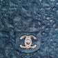 Chanel Denim Blue Camelia Flap Bag