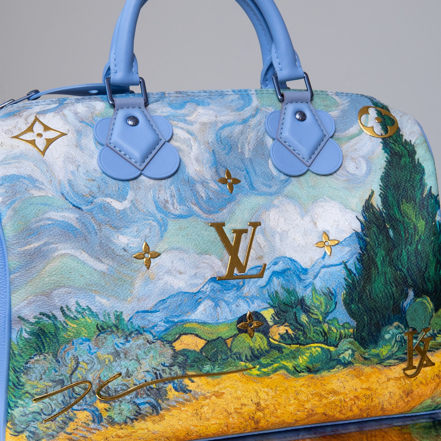 Louis Vuitton Limited Edition Lavender Speedy 30 Jeff Koons Van Gogh M –  EVEYSPRELOVED