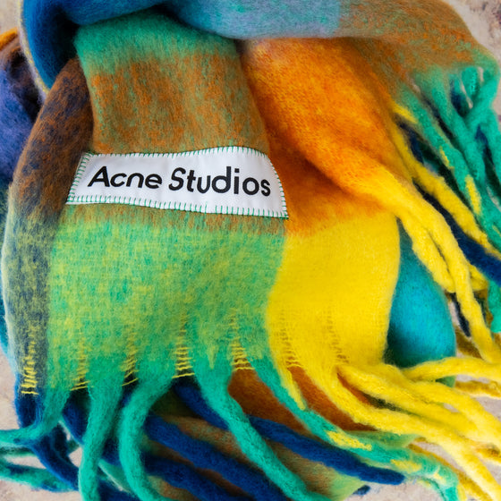 Acne Studios Multicolour Wool Scarf - EVEYSPRELOVED