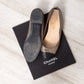 Chanel Metallic Ballerina Pumps