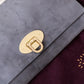 Mulberry Grey Suede Clutch Bag