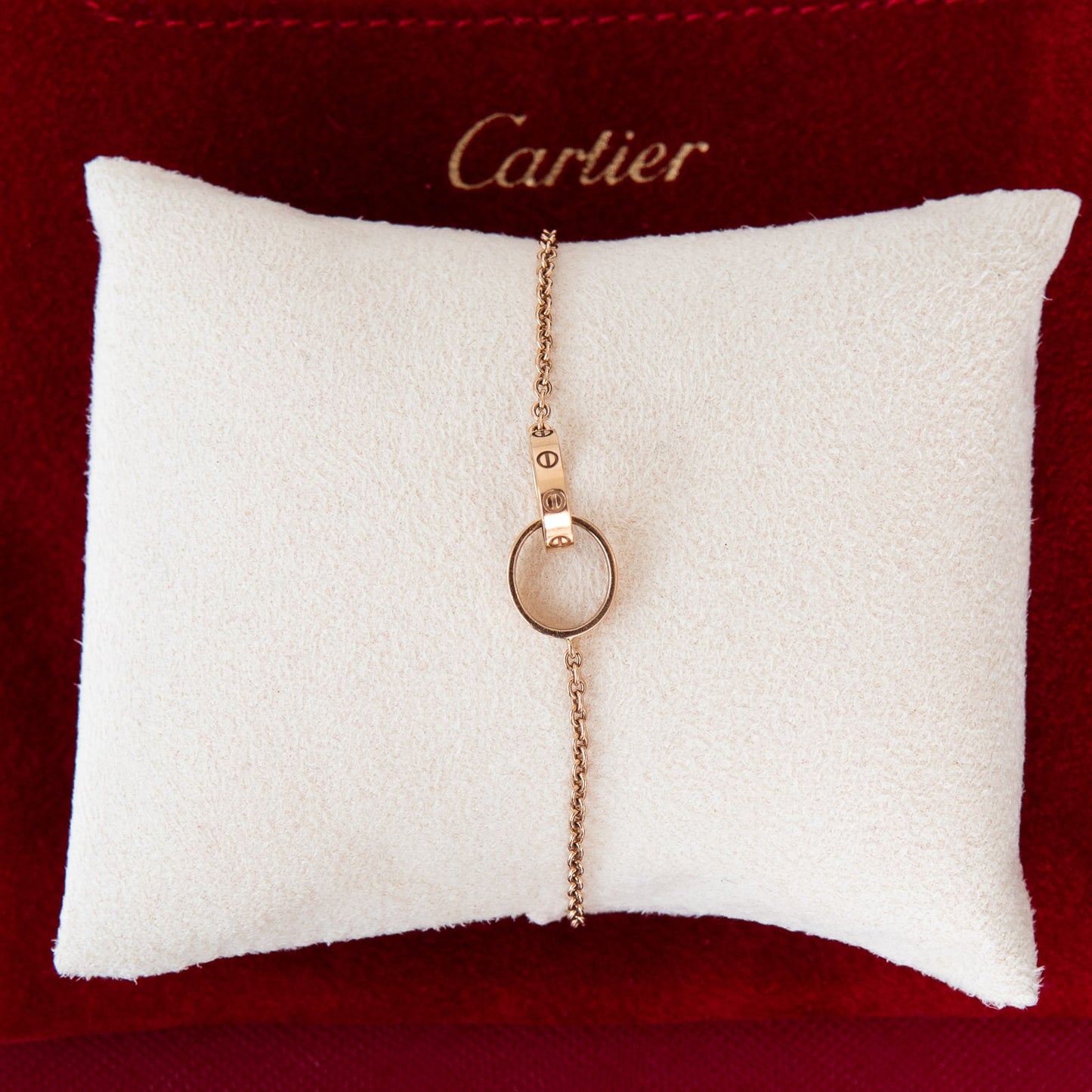 Cartier Rose Gold Love Chain Bracelet