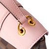 Louis Vuitton Damier Clapton Ebene Leather Magnoli Pink Backpack