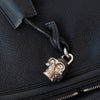 Alexander McQueen Leather Black Double Zip Skull Clutch Bag