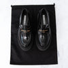 Alexander Wang Carter Black Platform Leather Loafers