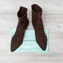  Aquazzura Brunswick Suede Ankle Boots