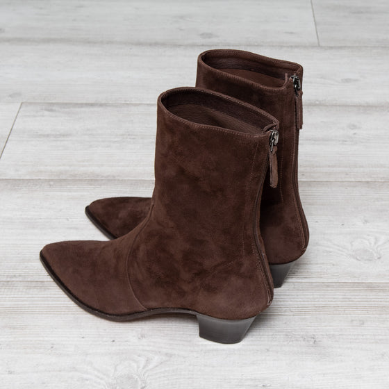 Aquazzura Brunswick Suede Ankle Boots