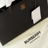 Burberry Black Medium Grainy Leather Frances Bag