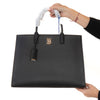 Burberry Black Medium Grainy Leather Frances Bag