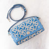 Burberry Cornflower Blue  Sequins Yarn Shoulder Bag