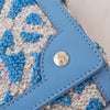 Burberry Cornflower Blue  Sequins Yarn Shoulder Bag