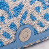 Burberry Cornflower Blue  Sequins Yarn Shoulder Bag