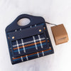 Burberry Navy White Orange Mini Pocket Bag