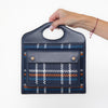 Burberry Navy White Orange Mini Pocket Bag