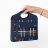 Burberry Navy White Orange Mini Pocket Bag