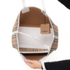 Burberry  London Vintage Check And White Tote Bag
