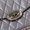 Mulberry Darley Metallic Grey Leather Shoulder  Bag