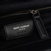Saint Laurent LouLou Black Chevron Leather Backpack