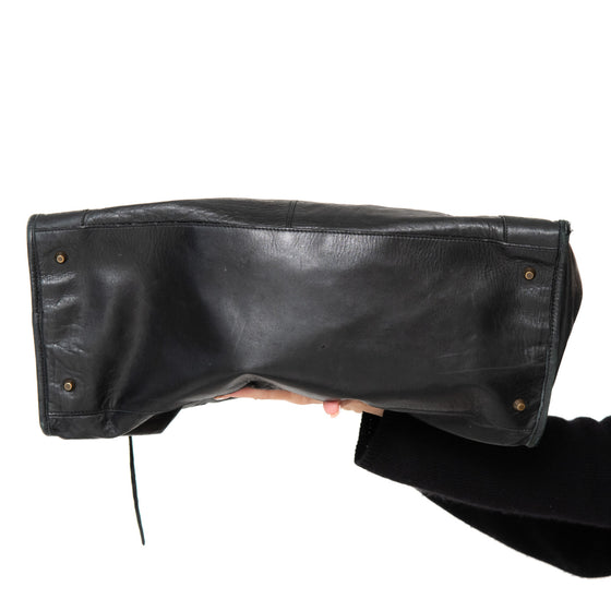 Balenciaga Black Leather Arena Classic City Bag