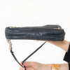 Balenciaga Dark Grey Leather Hip Crossbody Bag