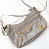 Balenciaga Grey Leather Hip Bag